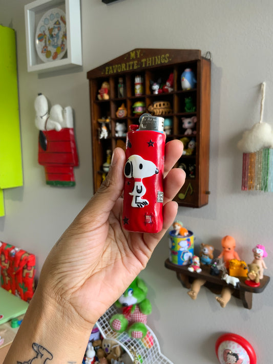 Snoopy Lighter Case w/ Lighter