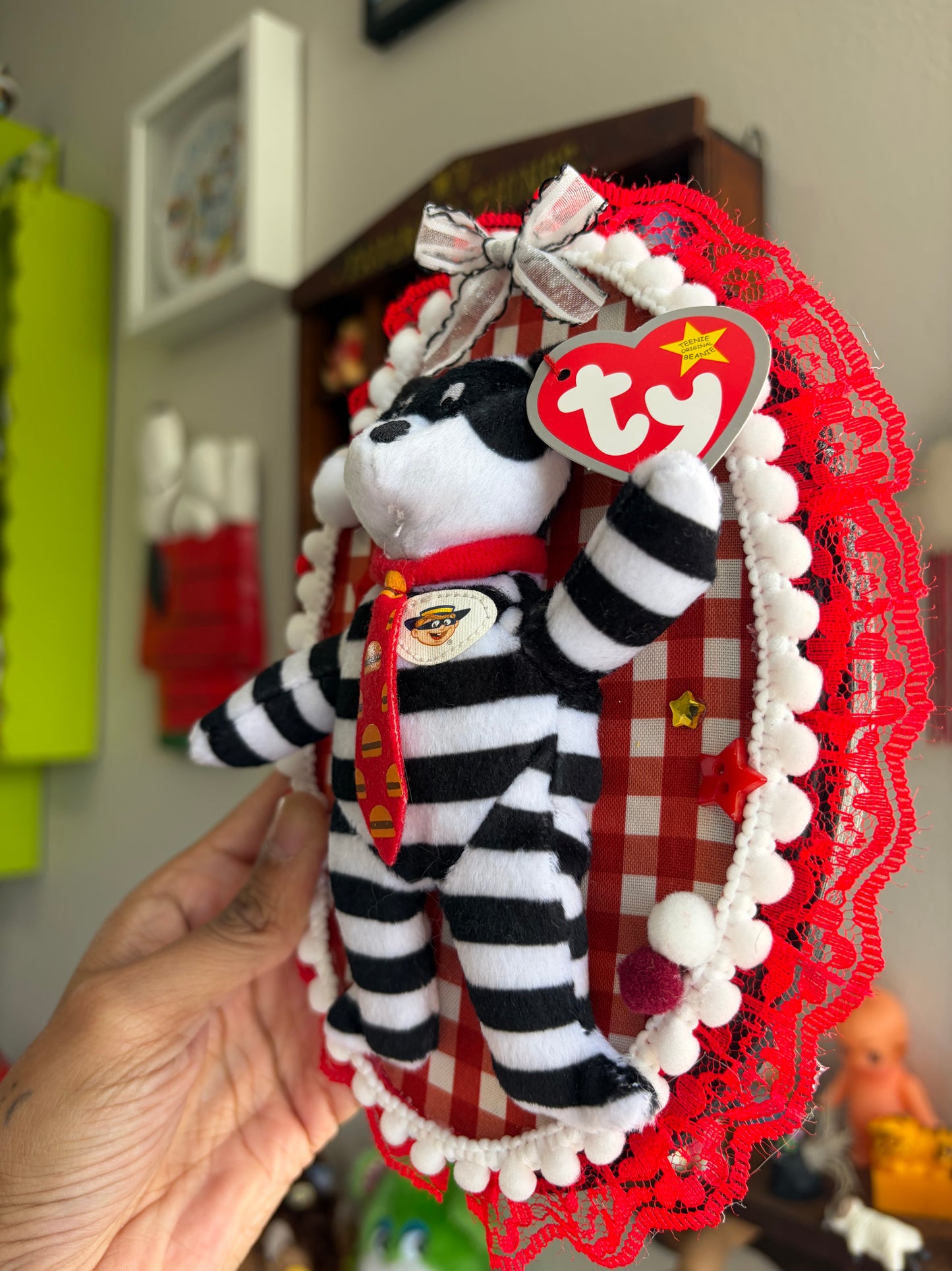 Hamburgler Plushie Taxidermy