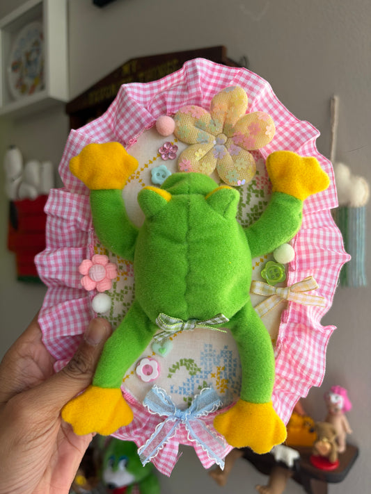 Froggy Plushie Taxidermy