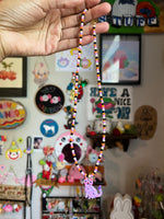 Spooky Cookie Cat Beaded Necklace