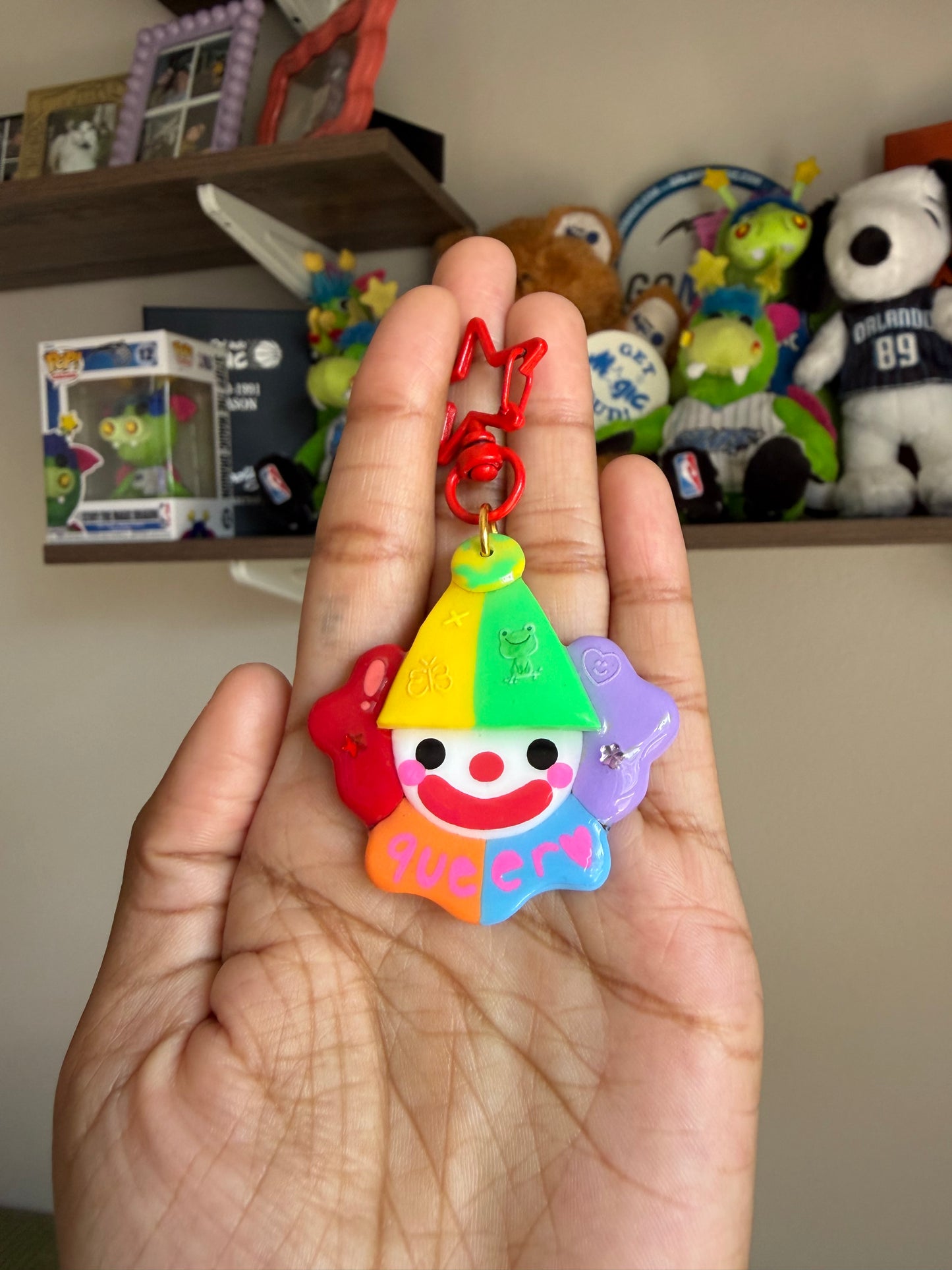 Queer Clown Bag Charm
