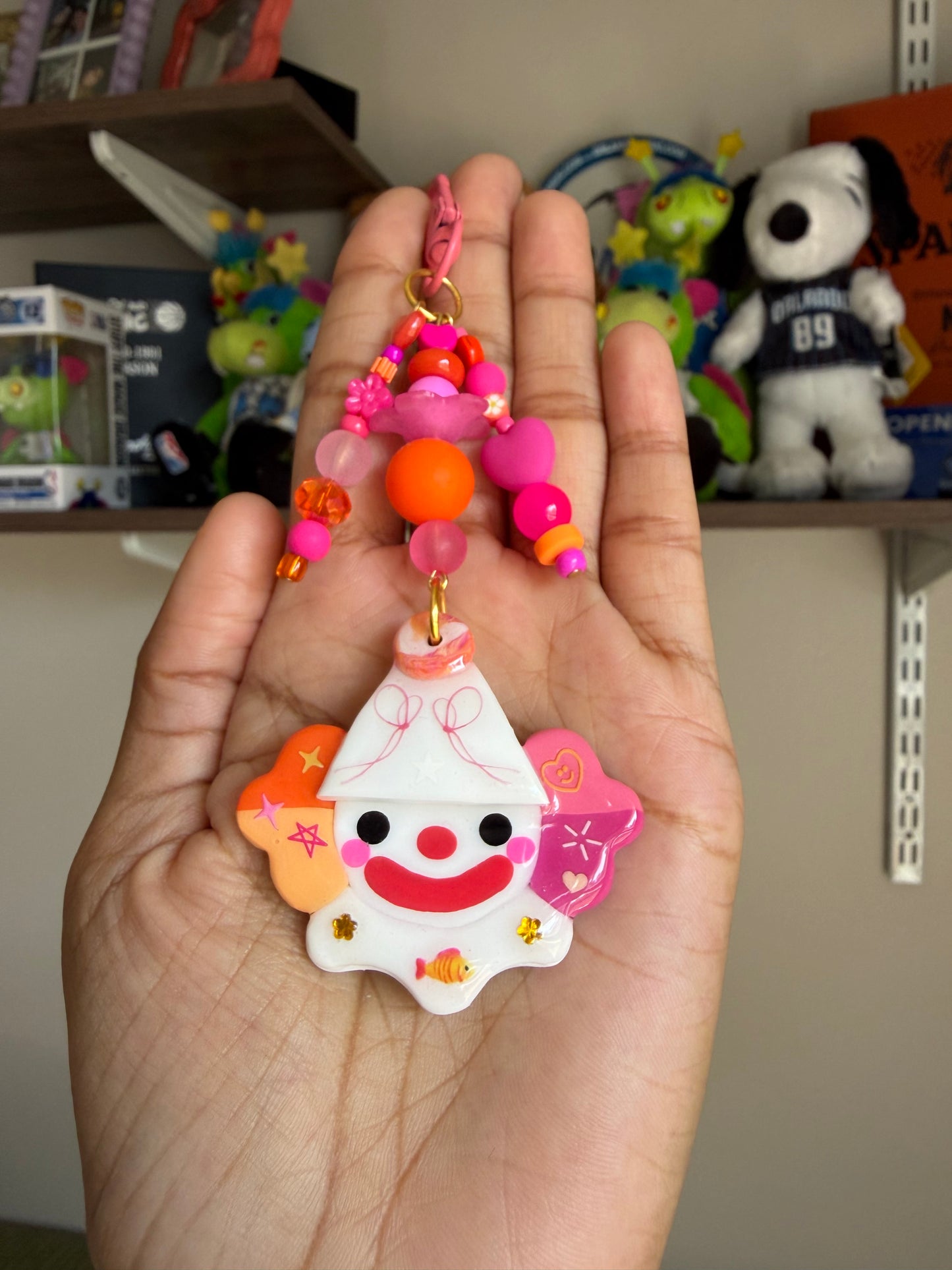 🩷🧡🩷Clown Bag Charm