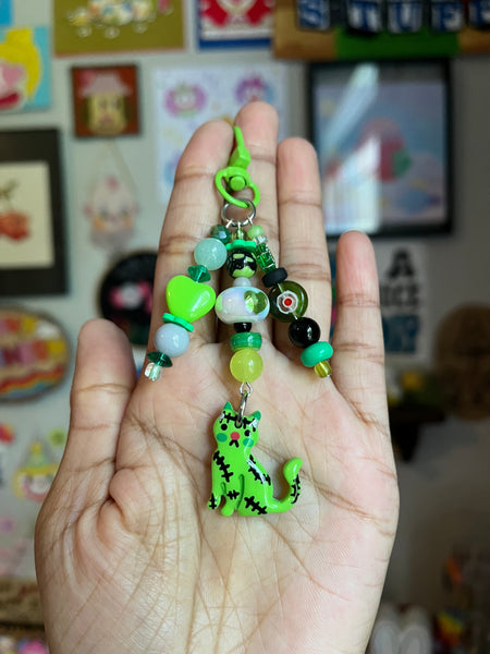 Frankencat Bag Charm