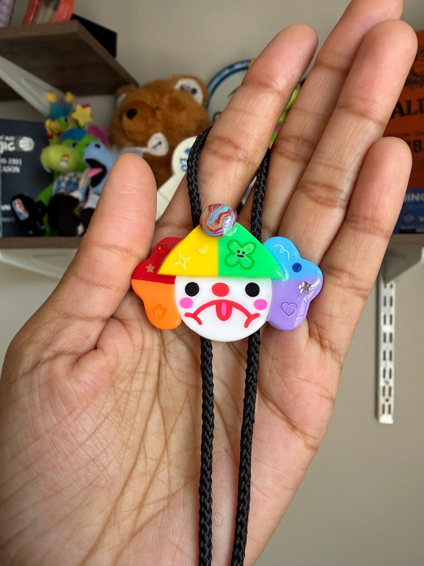 Rainbow Clown Bolo