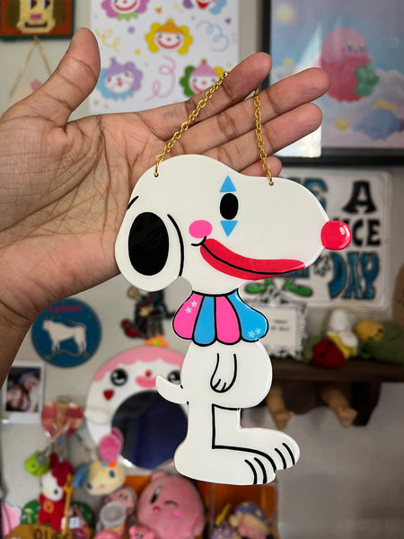 Clown Snoopy Wall Hanging
