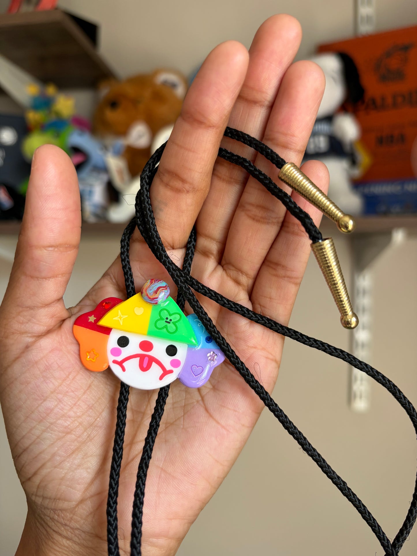 Rainbow Clown Bolo