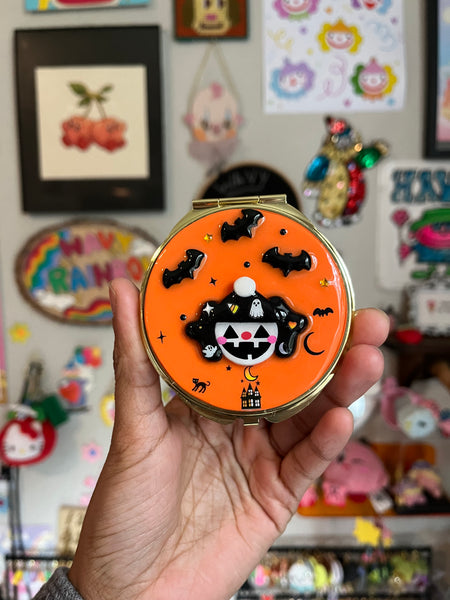 Spooky Season Pocket Mirror