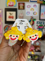 Lemon Lover Clown Earrings