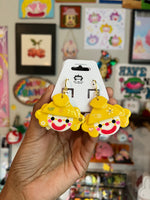 Lemon Lover Clown Earrings
