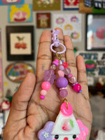 Berry Cute Clown Bag Charm