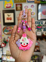 Berry Cute Clown Bag Charm