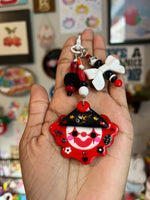 Heaven or Las Vegas Clown Bag Charm