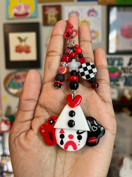 Just Like Heaven Clown Bag Charm