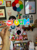 CLOWN Translucent Sticker