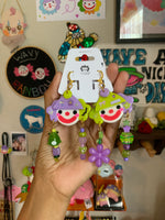 Leafy Greens Beaded Clowns