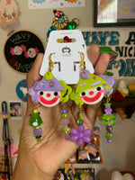 Leafy Greens Beaded Clowns