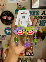 Leafy Greens Beaded Clowns