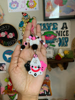Skater Girl Clown Bag Charm