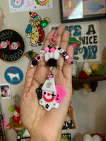 Skater Girl Clown Bag Charm