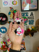 Skater Girl Clown Bag Charm