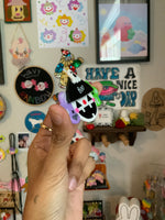 BOO Pumpkin Clown Magnet