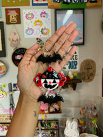 Feeling Batty Pumpkin Clown Wall Hanging