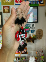 Feeling Batty Pumpkin Clown Wall Hanging