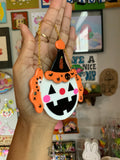 Pumpkin King Pumpkin Clown Wall Hanging