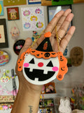 Pumpkin King Pumpkin Clown Wall Hanging