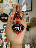 Vampire Pumpkin Clown Bag Charm