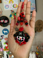 Vampire Pumpkin Clown Bag Charm