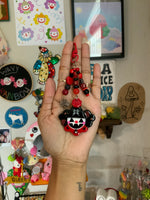 Vampire Pumpkin Clown Bag Charm