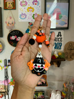 Ghost of You Pumpkin Clown Bag Charm