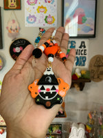 Ghost of You Pumpkin Clown Bag Charm