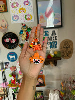 Candy Corn Pumpkin Clown Bag Charm