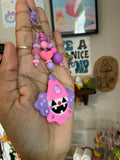 Sally Pumpkin Clown Bag Charm