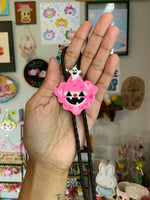 Pink Ghost Pumpkin Clown Bolo