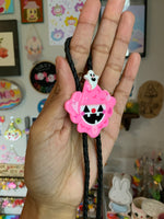Pink Ghost Pumpkin Clown Bolo