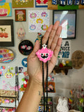 Pink Ghost Pumpkin Clown Bolo