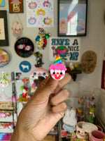 Mini Rainbow Clown Jester Pin