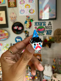 Mini Crying Clown Jester Pin