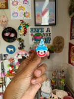 Mini Cloud Clown Jester Pin
