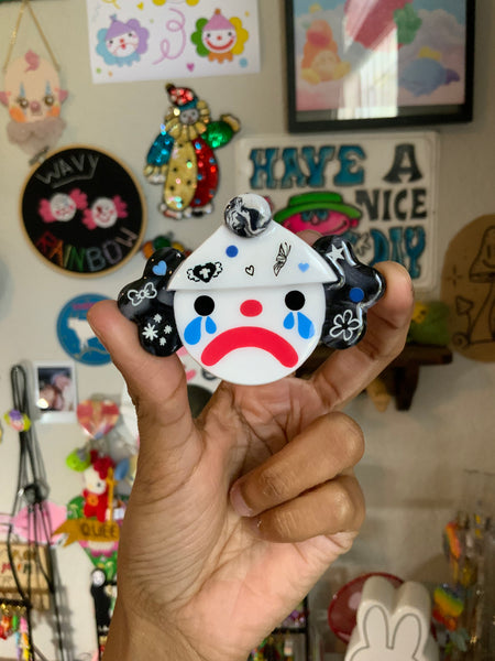 Famous Last Words Clown Magnet