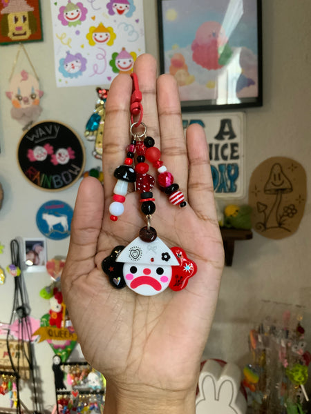 Miserable at Best Clown Bag Charm