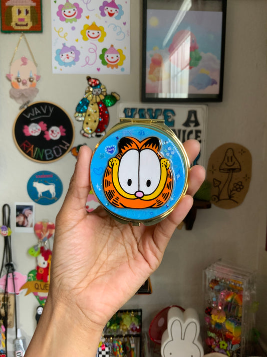 Blue Garf Pocket Mirror