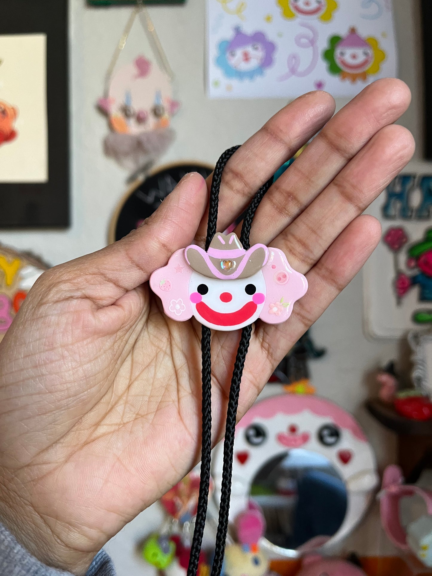 Berry Cute Cowboy Clown Bolo