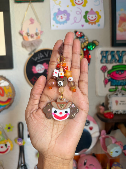 Ace Cowboy Clown Bag Charm