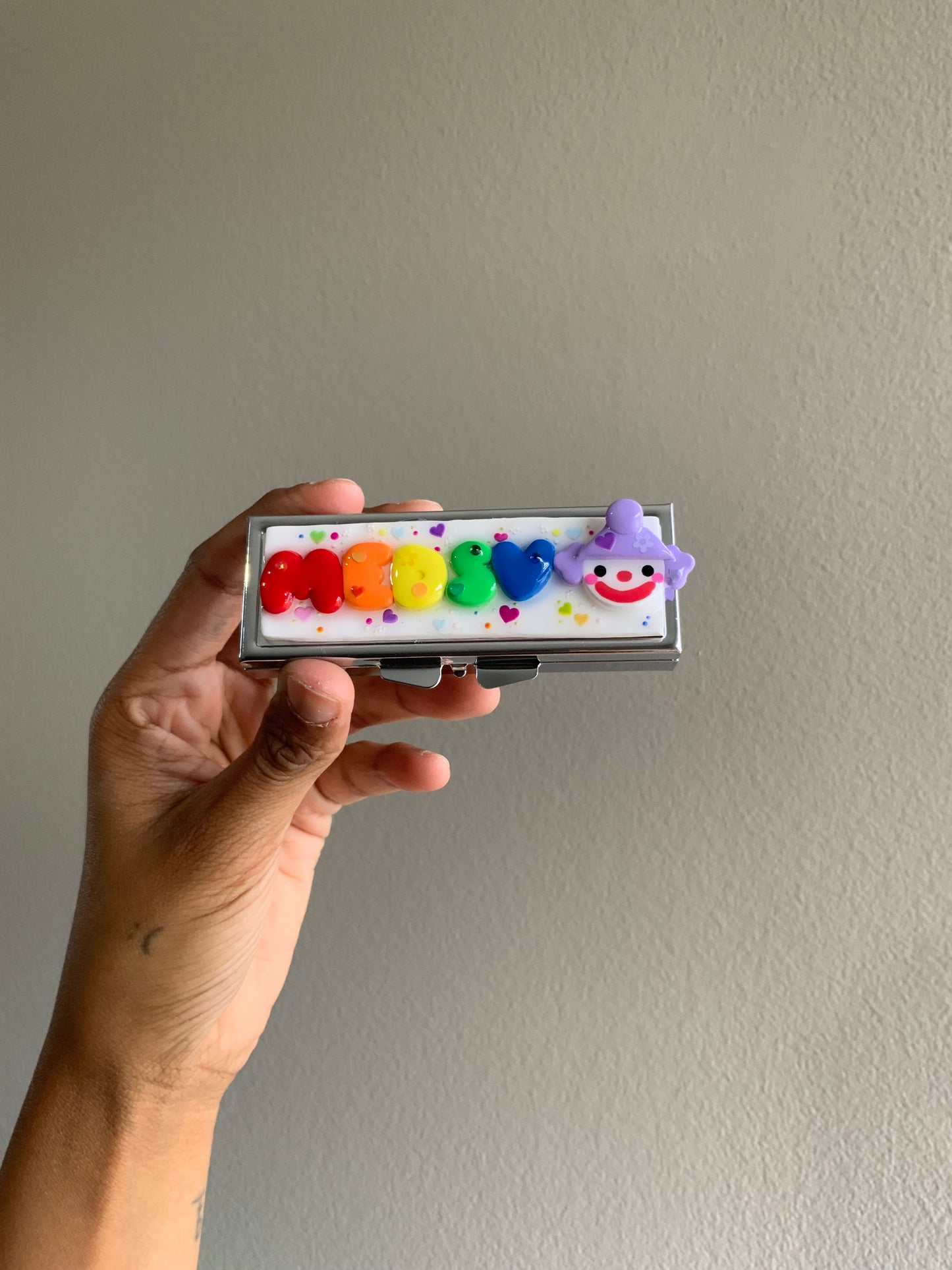 Rainbow Meds Pill Case