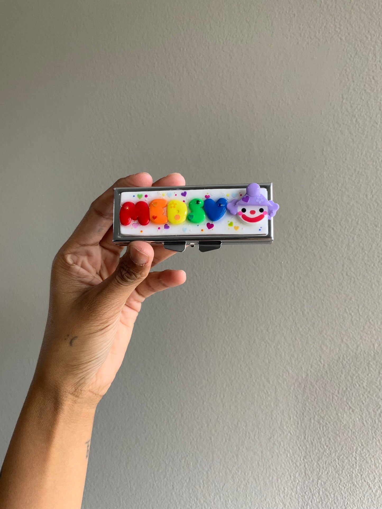 Rainbow Meds Pill Case