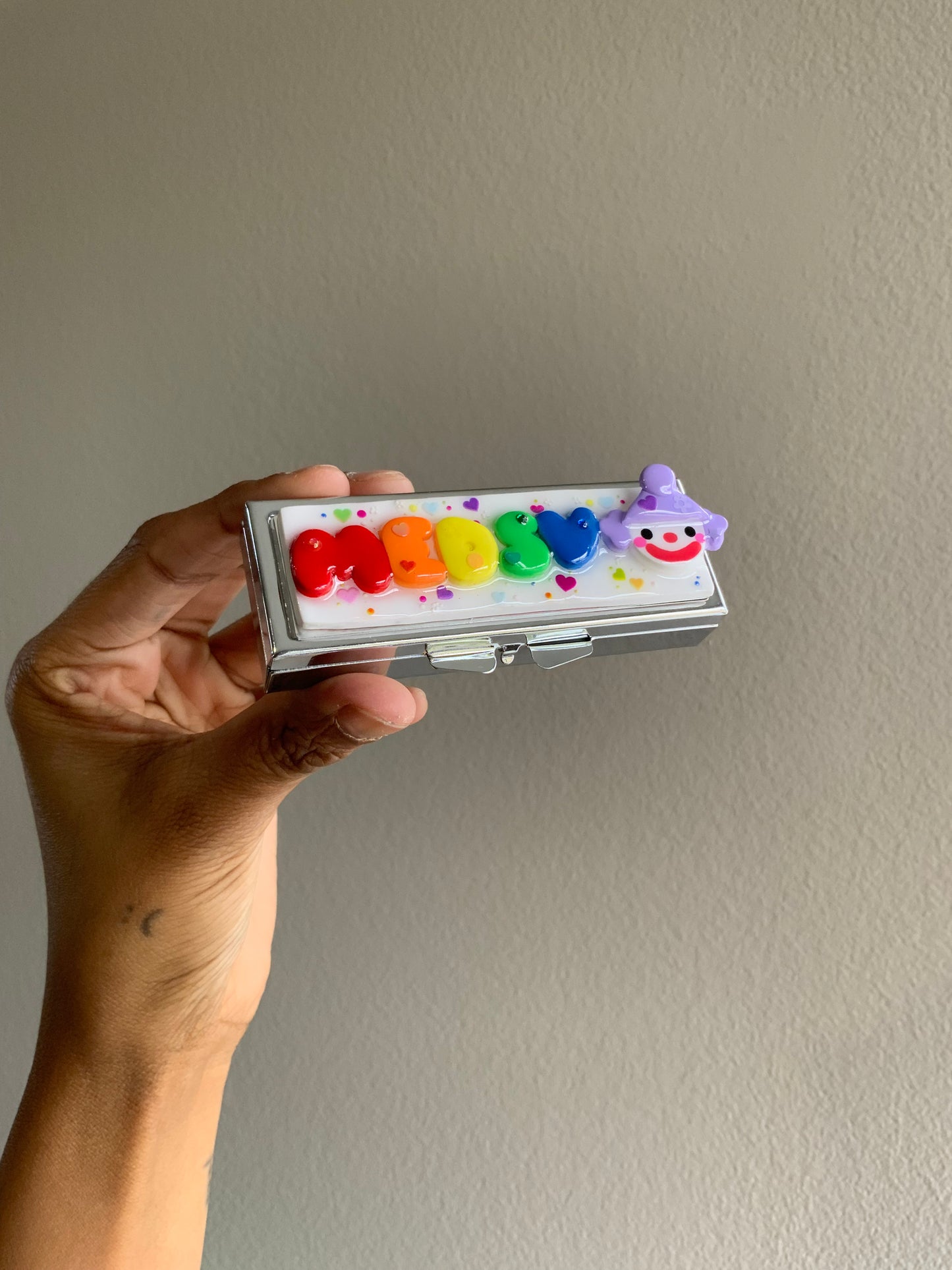 Rainbow Meds Pill Case